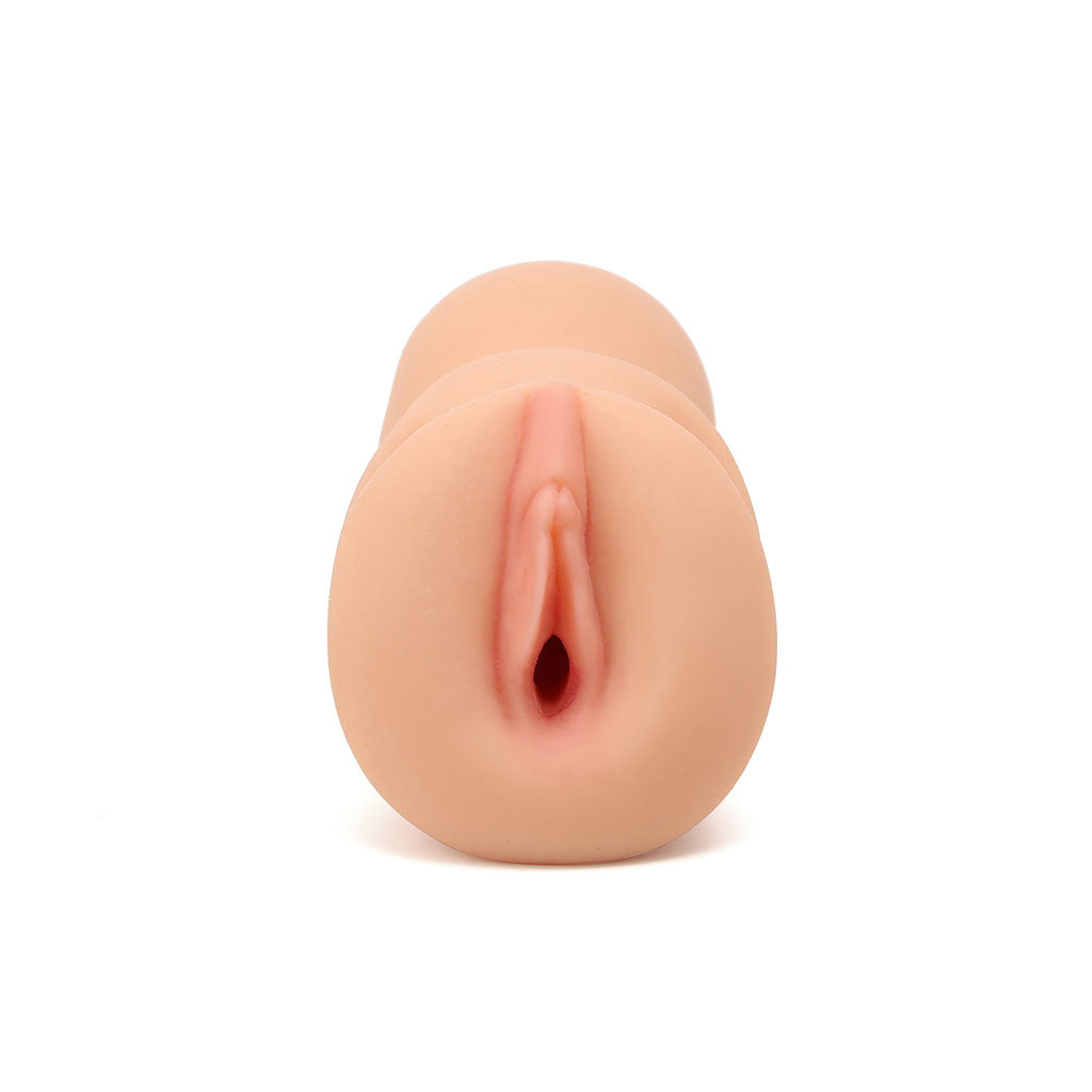 260g Realistic Visible Inner Lips Handheld Masturbator - LJ12