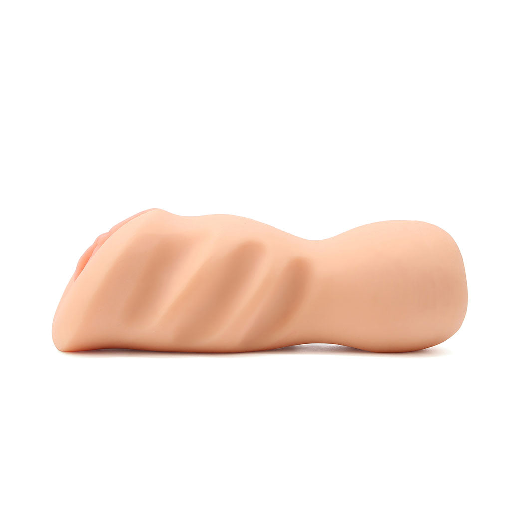 260g Realistic Visible Inner Lips Handheld Masturbator - LJ12