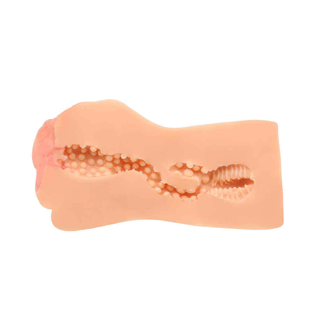 300g Realistic Open Lips Handheld Masturbator - LJ13