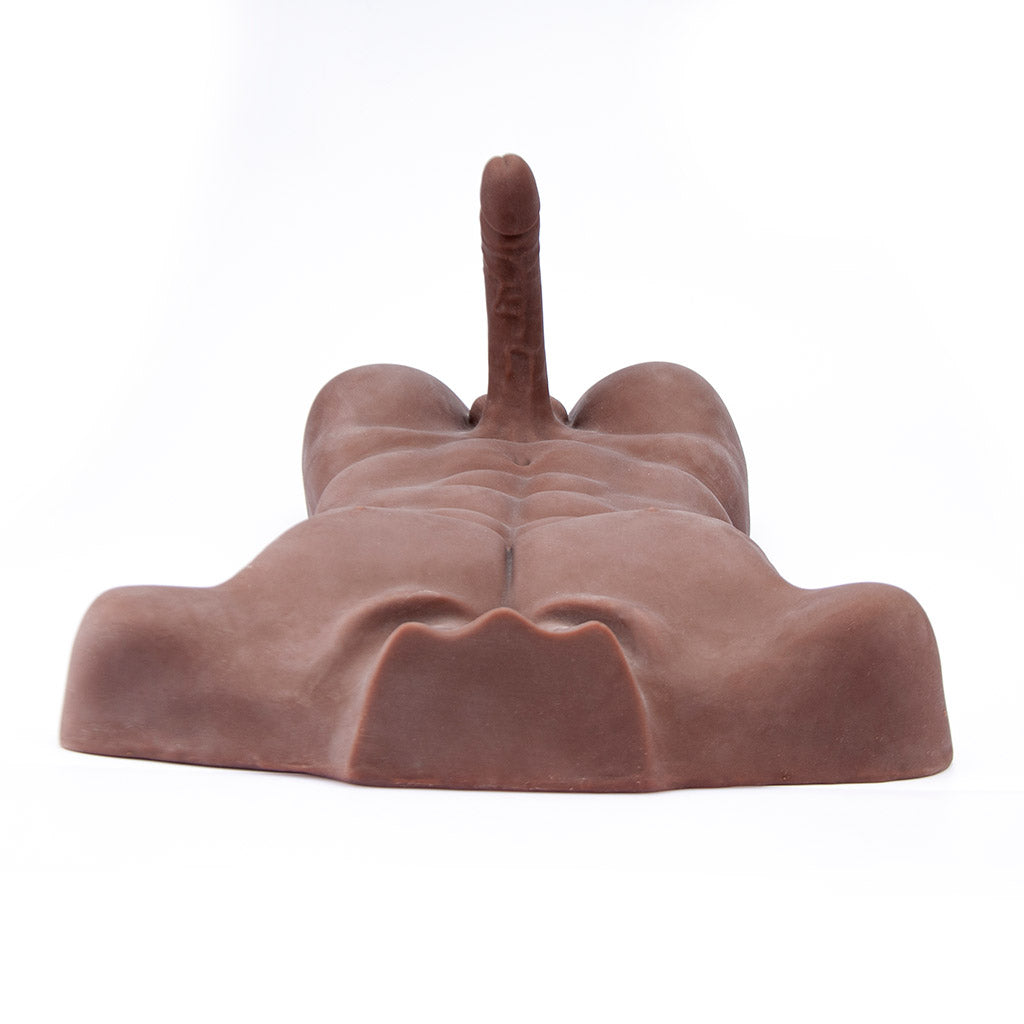 10.8 kg Male Torso Masturbator with 8" Bendable Dildo - LJ2007C