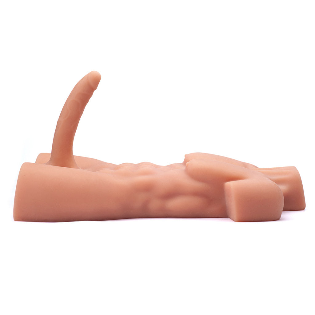 11.8 kg Male Torso Masturbator with 8.5" Bendable Dildo - LJ2008