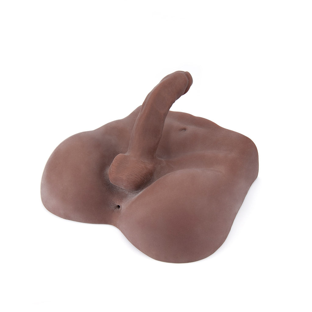 4.7kg Male Torso Masturbator with 7" Bendable Dildo - LJ3048C