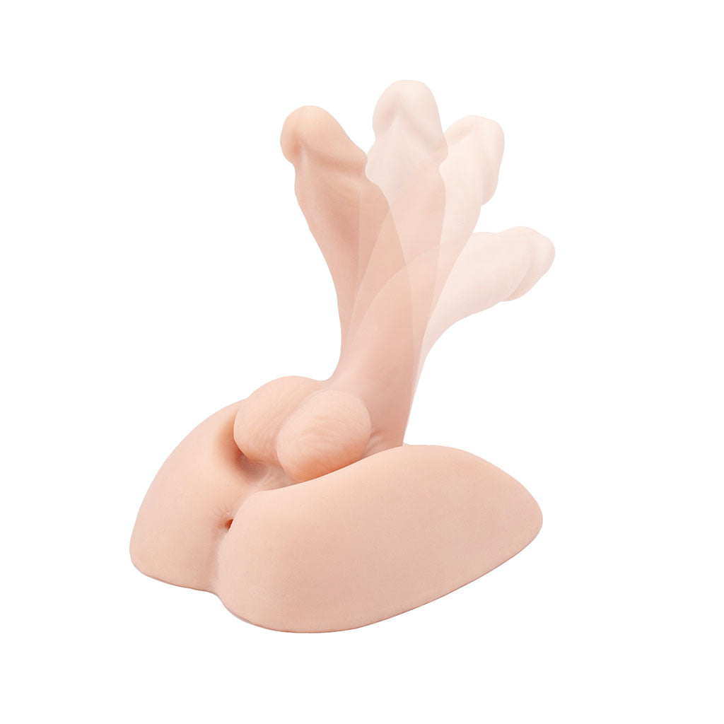 1.2 kg Male Masturbator with 6.5" Bendable Dildo - LJ3049