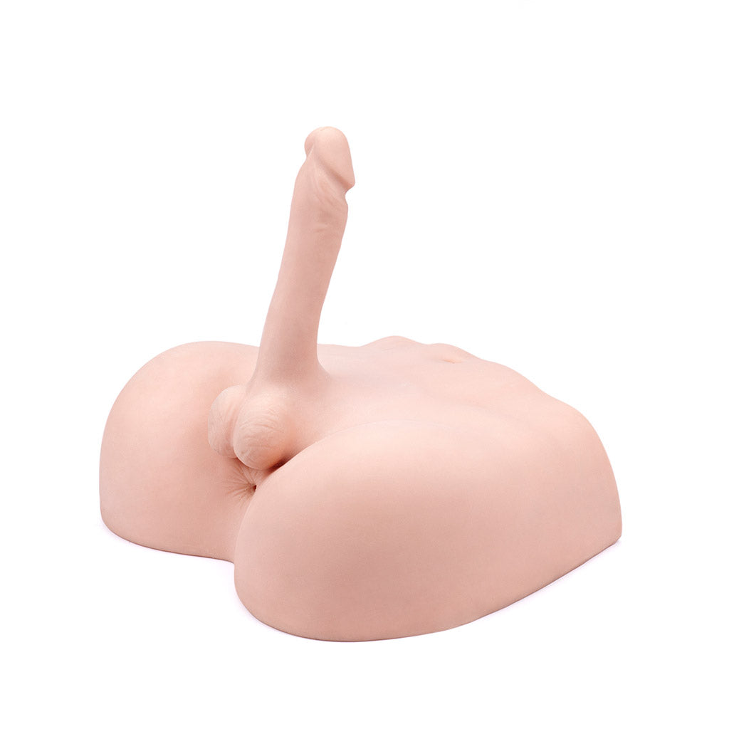 7.5 kg Male Torso Masturbator with 8" Bendable Dildo - LJ3106