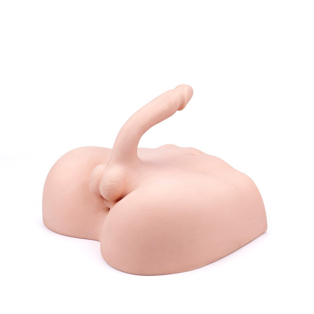 7.5 kg Male Torso Masturbator with 8" Bendable Dildo - LJ3106