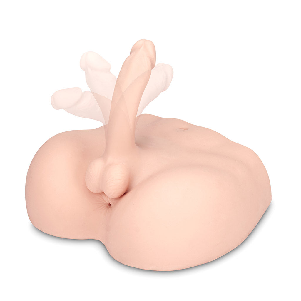 7.5 kg Male Torso Masturbator with 8" Bendable Dildo - LJ3106