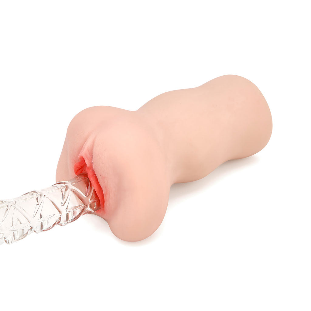 450g Realistic Open Lips Handheld Masturbator - LJ4078