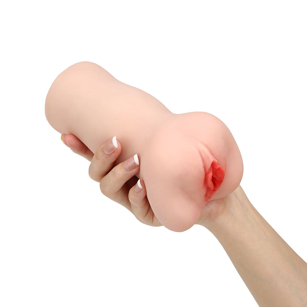 450g Realistic Open Lips Handheld Masturbator - LJ4078