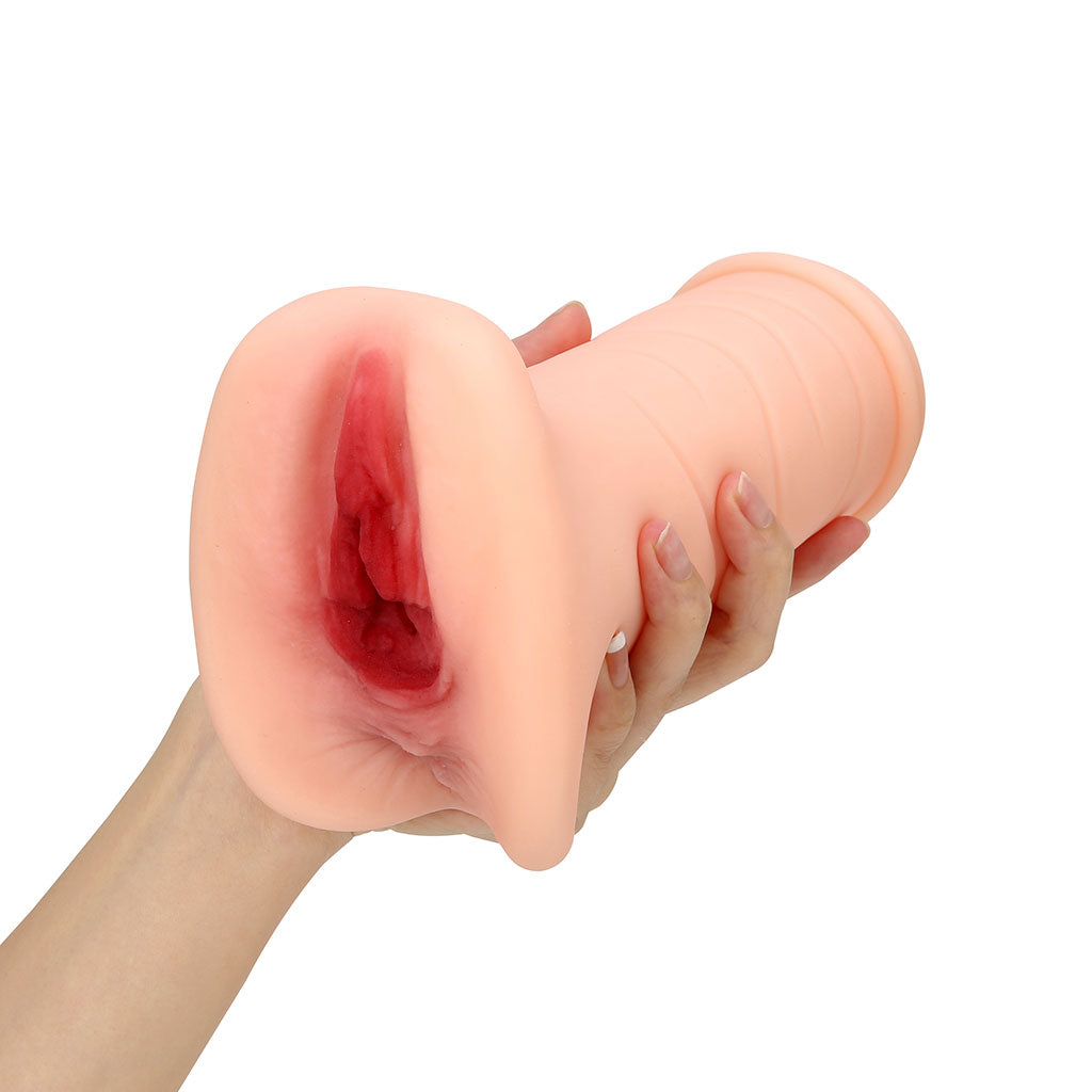 590g Prominent Inner Lips Handheld Masturbator - LJ4110