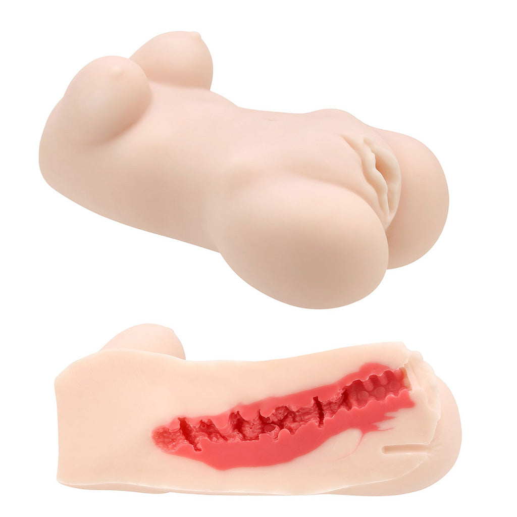 590g Scaled Torso Dual-Layers Masturbator - LJ4114