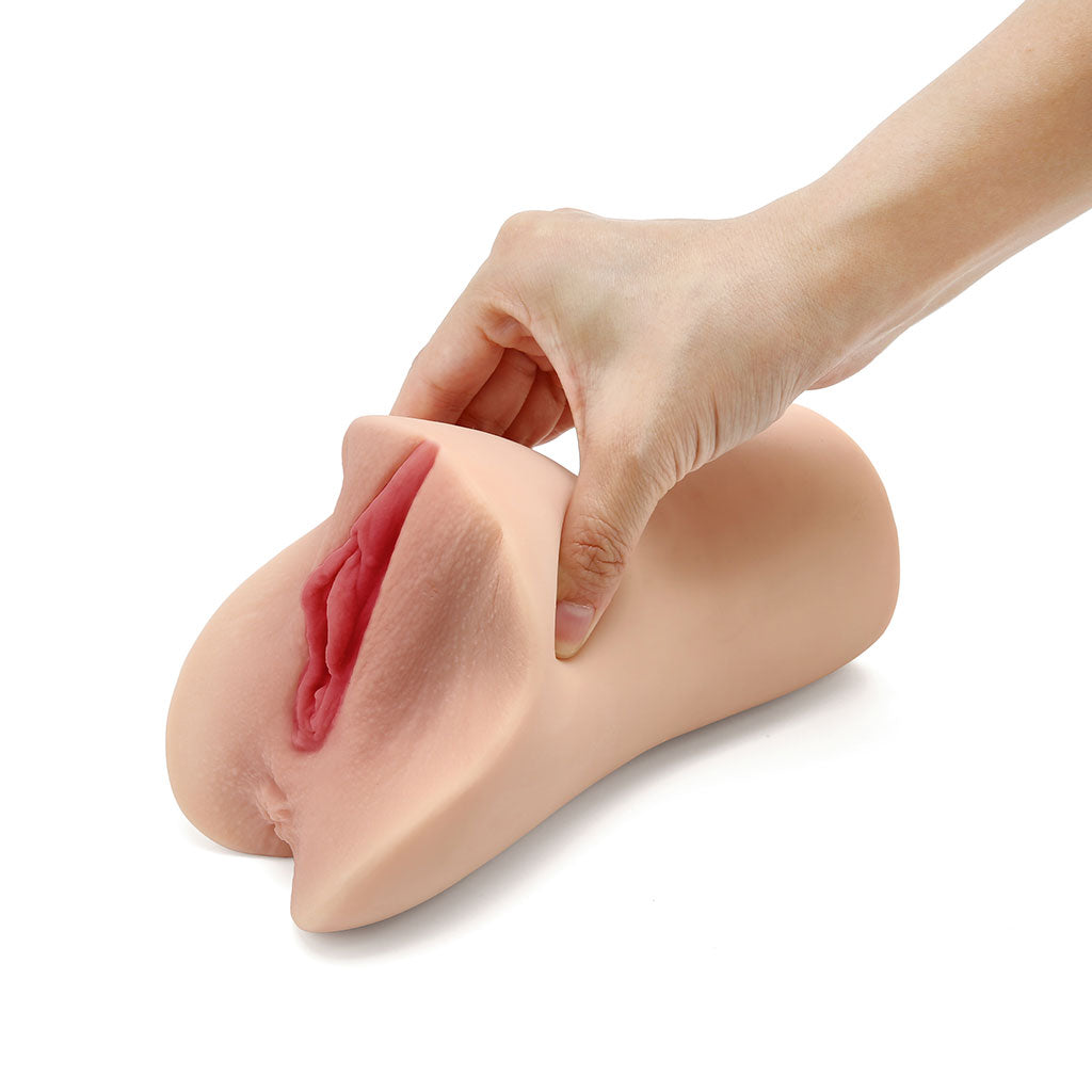 640g Realistic Open Lips Handheld Masturbator - LJ4117