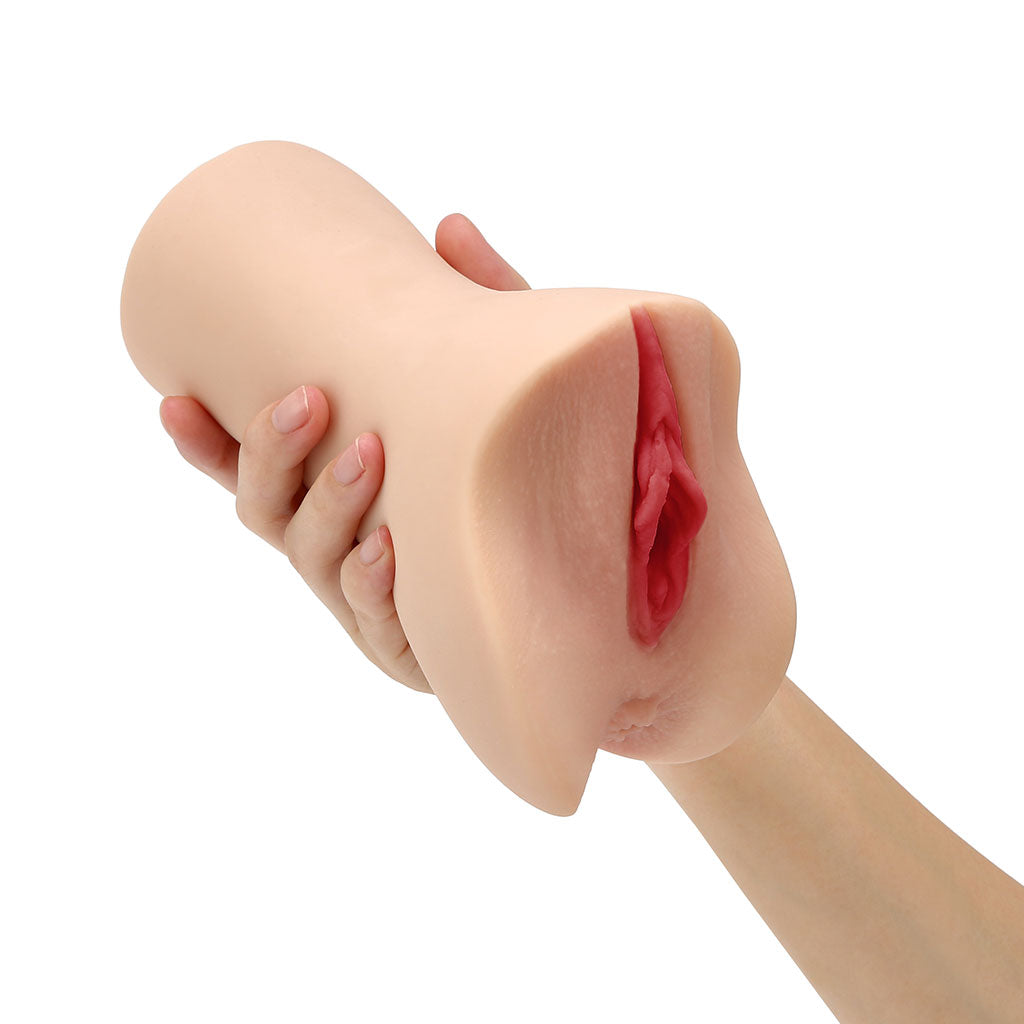 640g Realistic Open Lips Handheld Masturbator - LJ4117