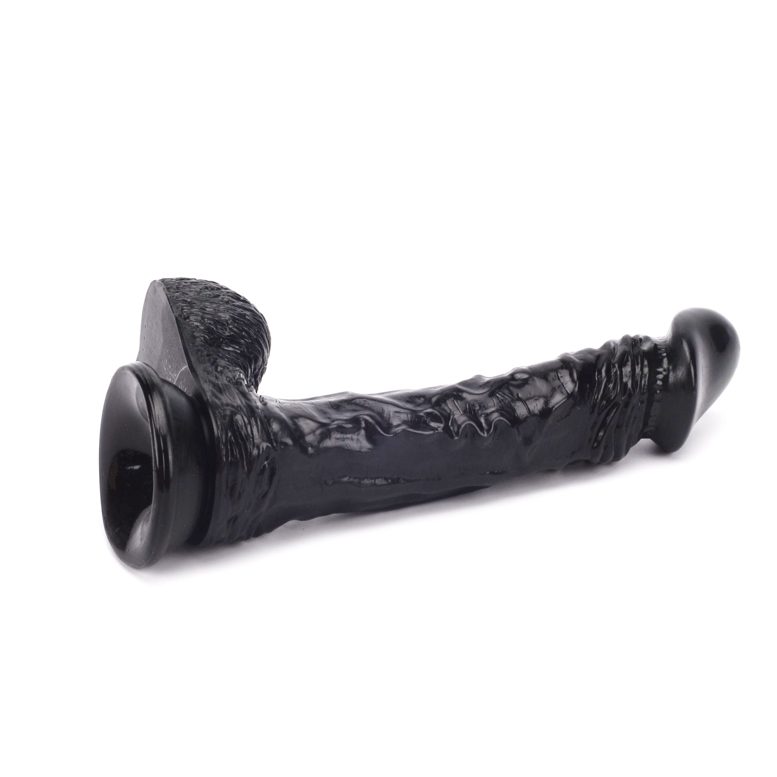 6.5" Classic Realistic PVC dildo with balls - LJ9082B