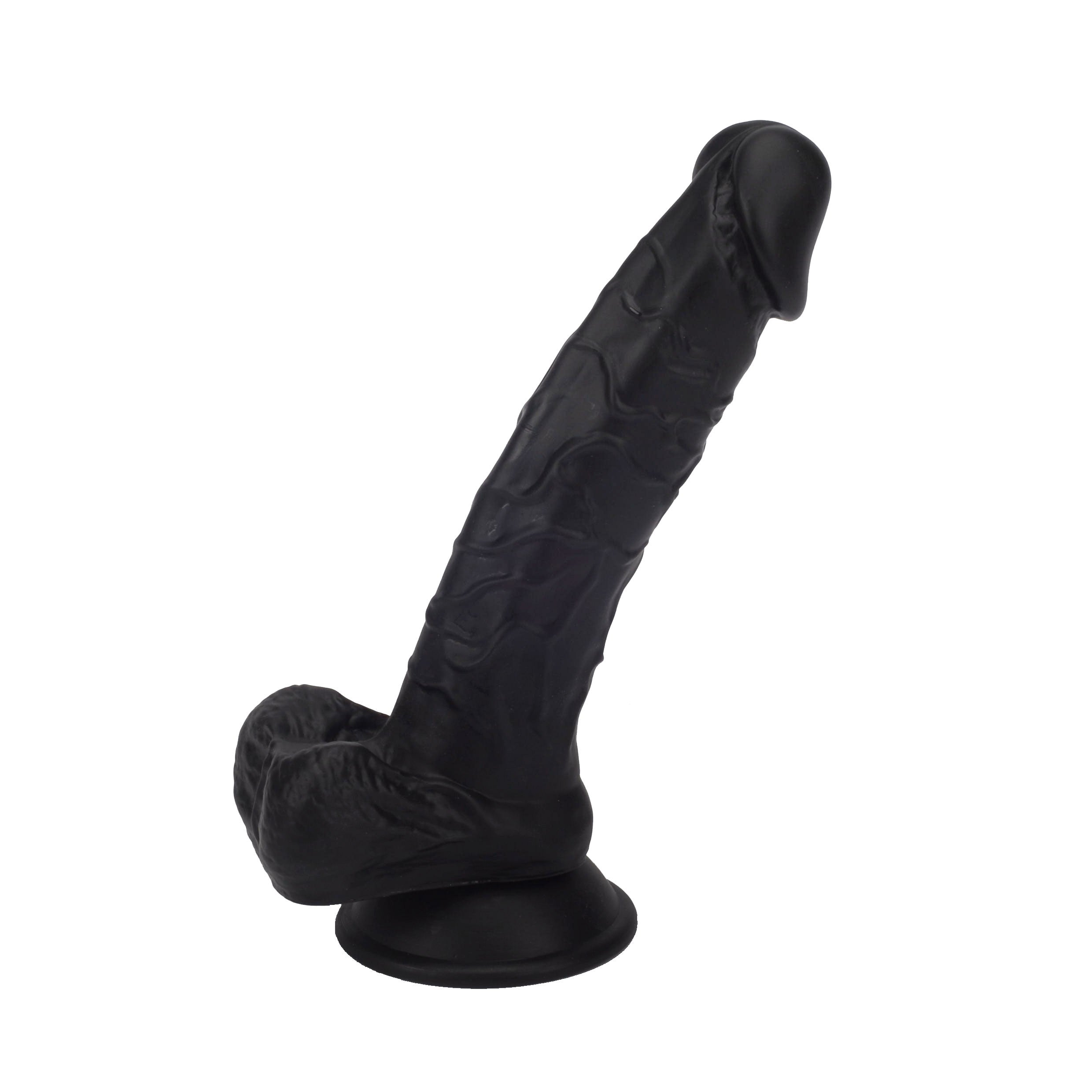 7.5" Classic Girthy Realistic PVC dildo with balls - LJ9084B